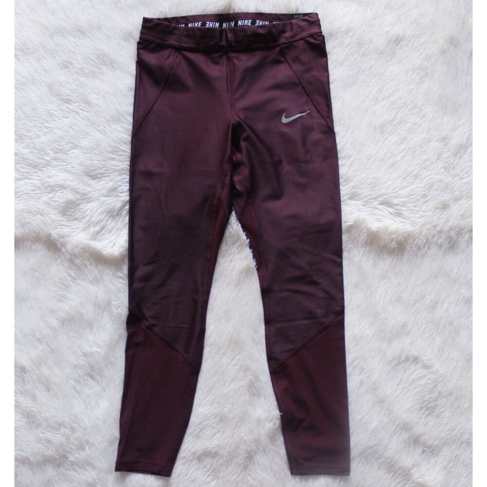 Burgandy Nike Tights